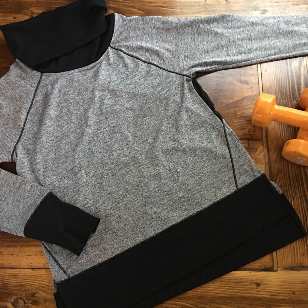 Victorias Secret VSX Marled Cowl Neck Pullover